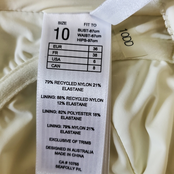 NWT Seafolly Lemonciello Top - Picture 4 of 4